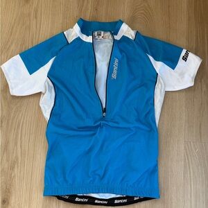 Santini Women's Blue Cycling Top